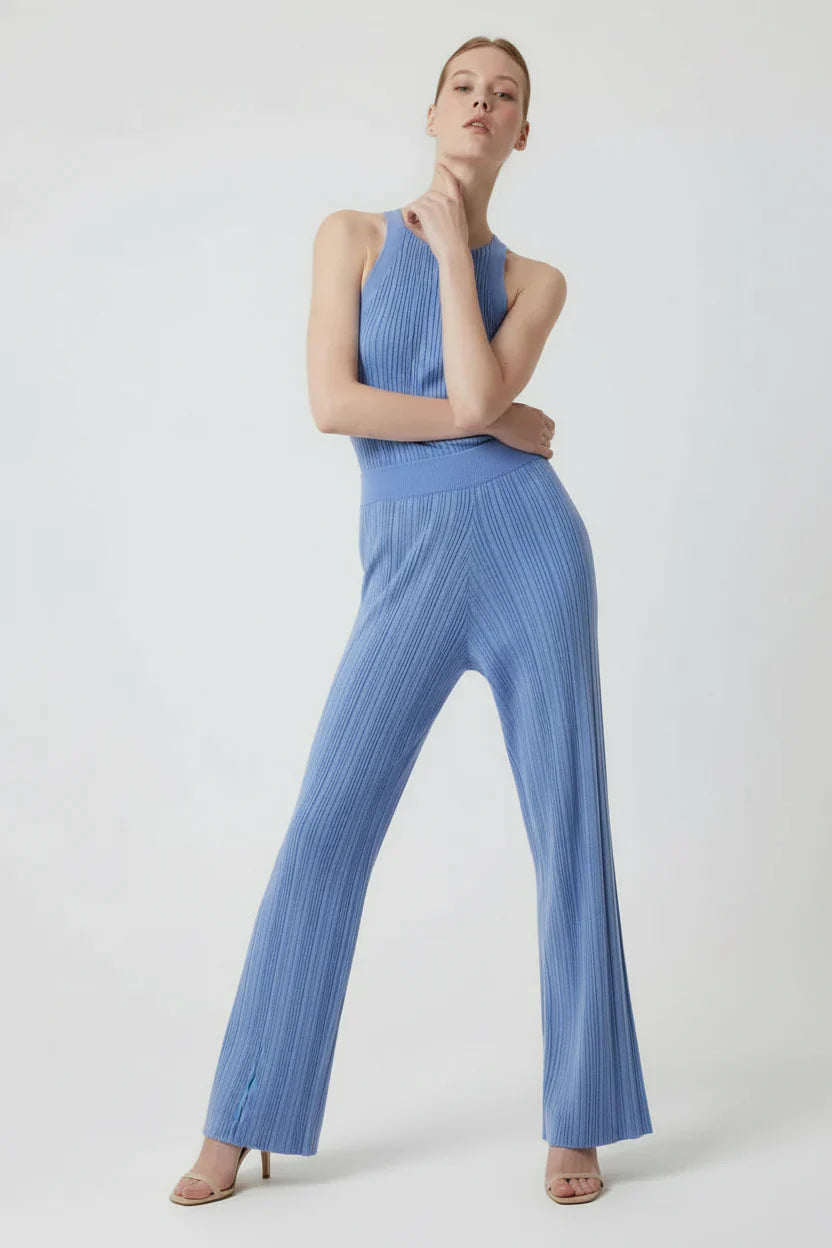 Stretch Organic Cotton Metallic Pant - PANTS - Majestic Filatures North America