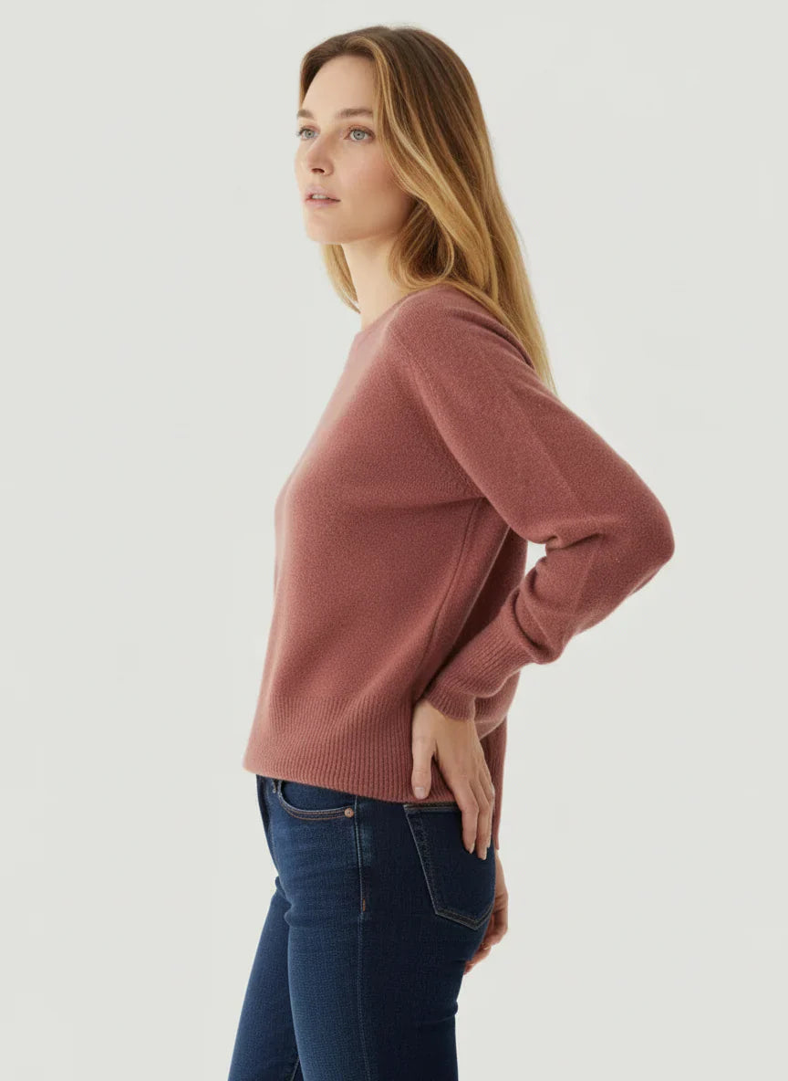 Cashmere Long Sleeve Pullover V-Neck - CARDIGAN - Majestic Filatures North America