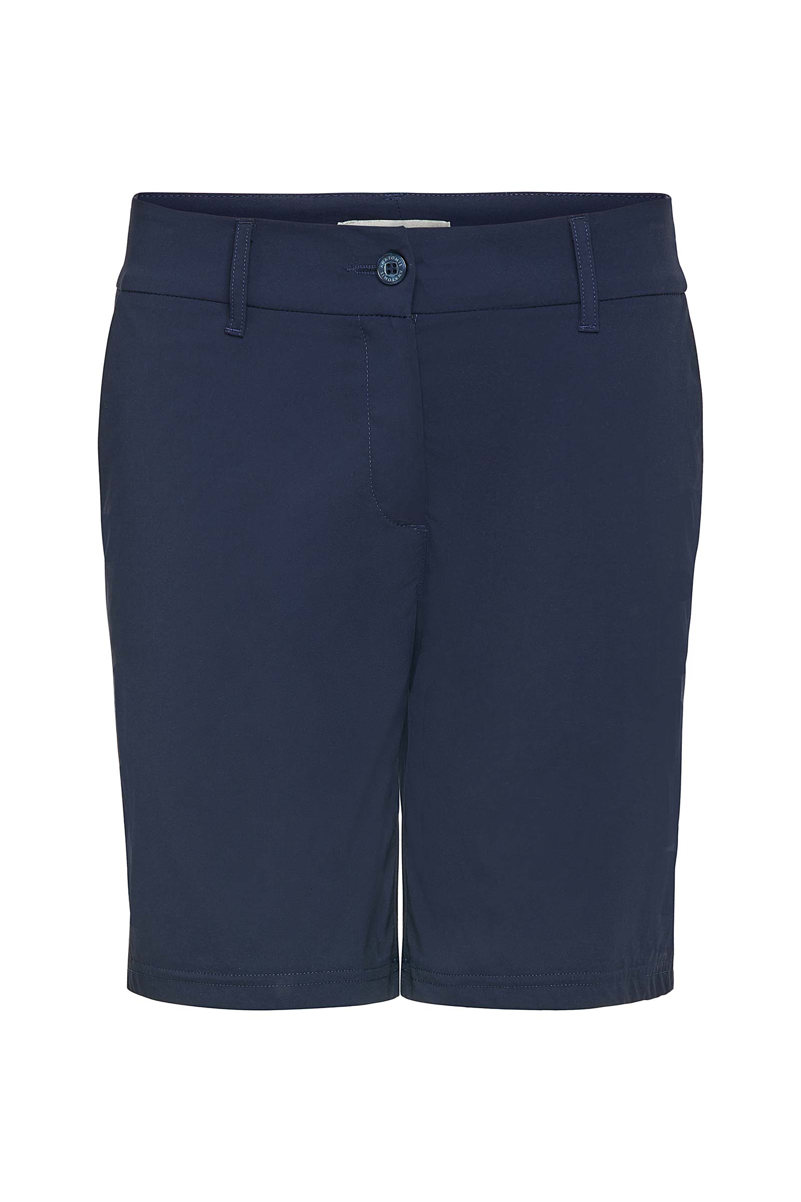 The Best Travel Shorts. Flat Lay of a Breck Short in Navy.