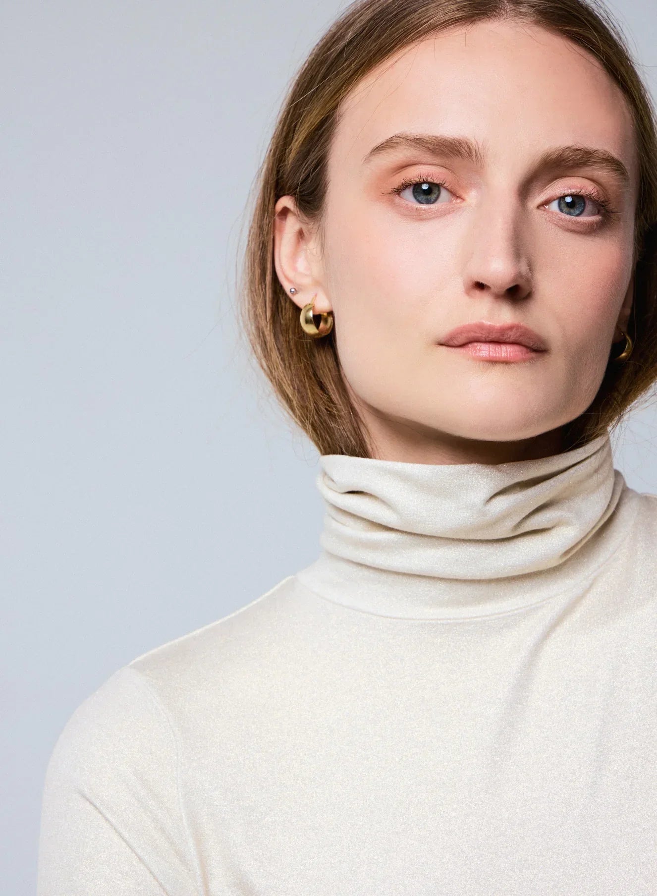 Soft Touch Metallic Long Sleeve Turtleneck - TURTLENECK L/S - Majestic Filatures North America