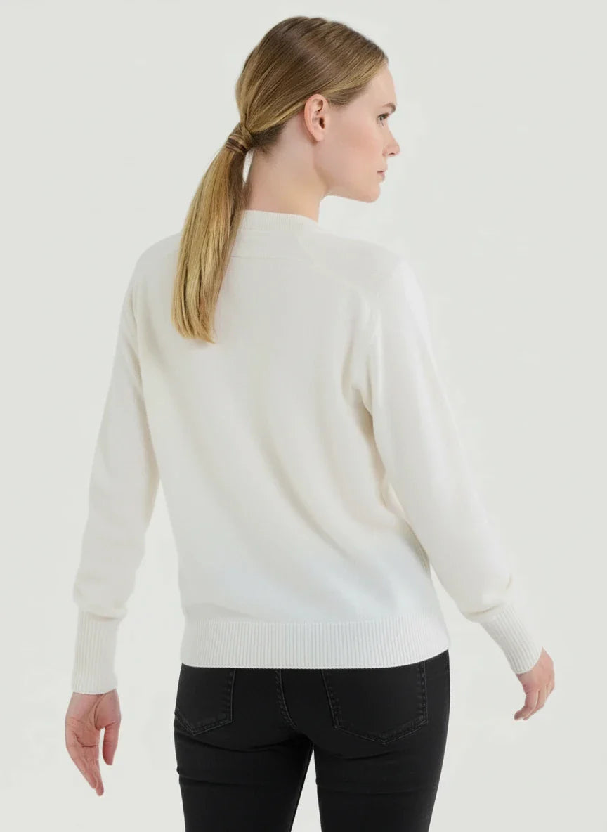Cashmere V-Neck Cardigan - CARDIGAN - Majestic Filatures North America