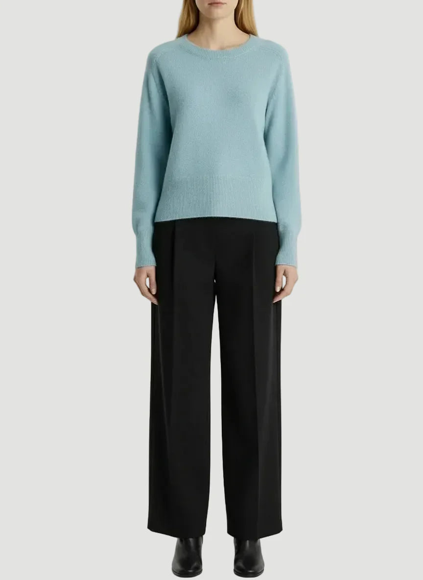 Cashmere Long Sleeve Pullover Crewneck - CREW L/S - Majestic Filatures North America