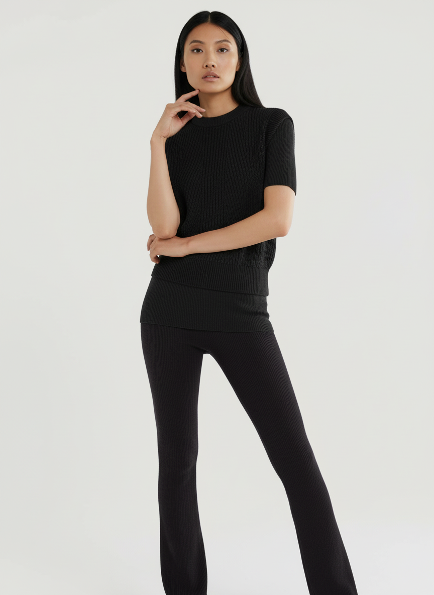 Merino Rib Knit Vest - VEST - Majestic Filatures North America