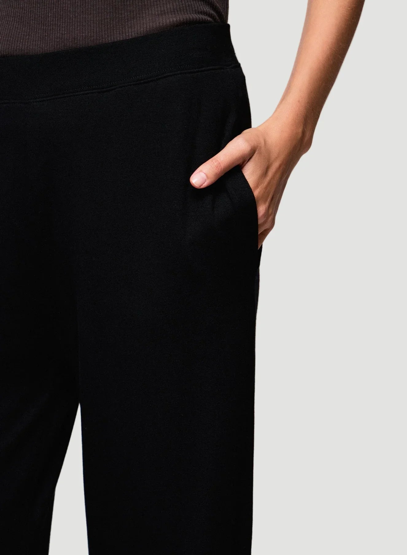 French Terry Wide Leg Pant - BOTTOMS - Majestic Filatures North America