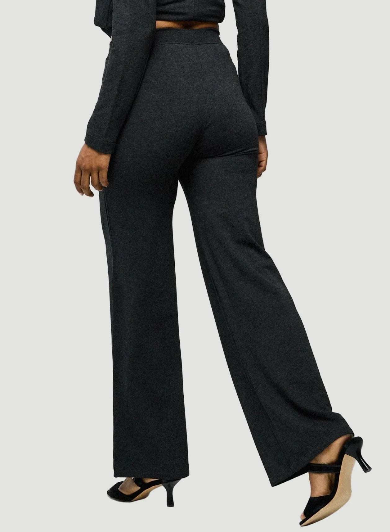 French Terry Wide Leg Pant - BOTTOMS - Majestic Filatures North America