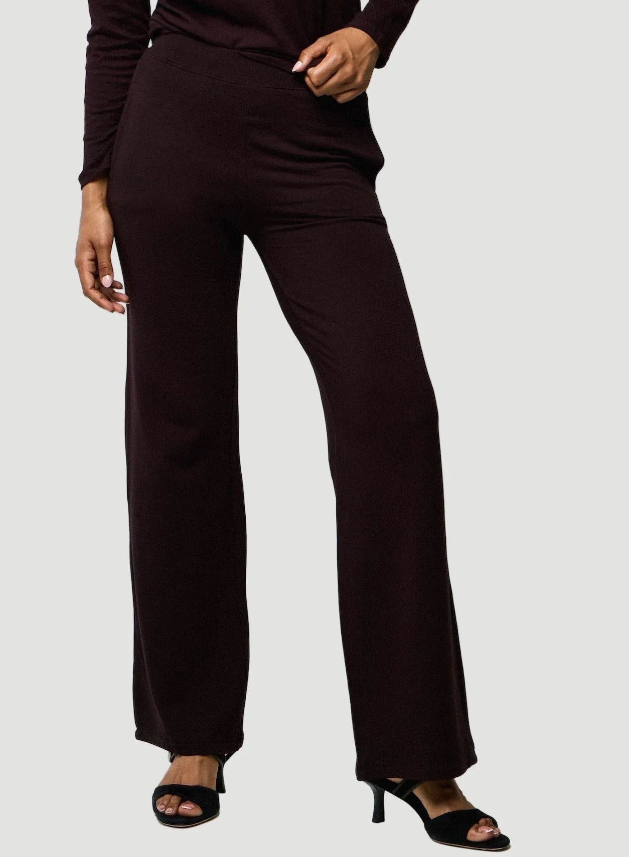French Terry Wide Leg Pant - BOTTOMS - Majestic Filatures North America