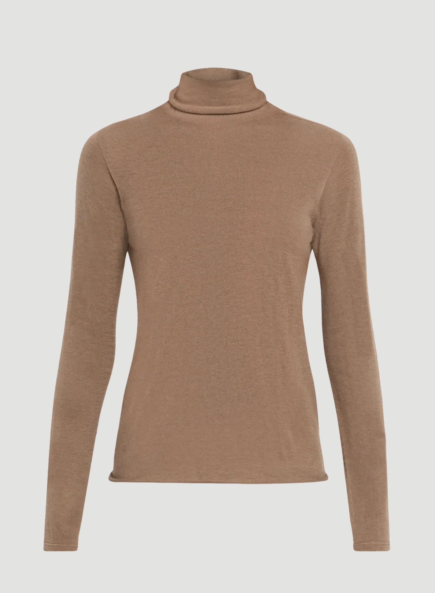 100% Machine Washable Cashmere Long Sleeve Turtleneck - TURTLENECK L/S - Majestic Filatures North America