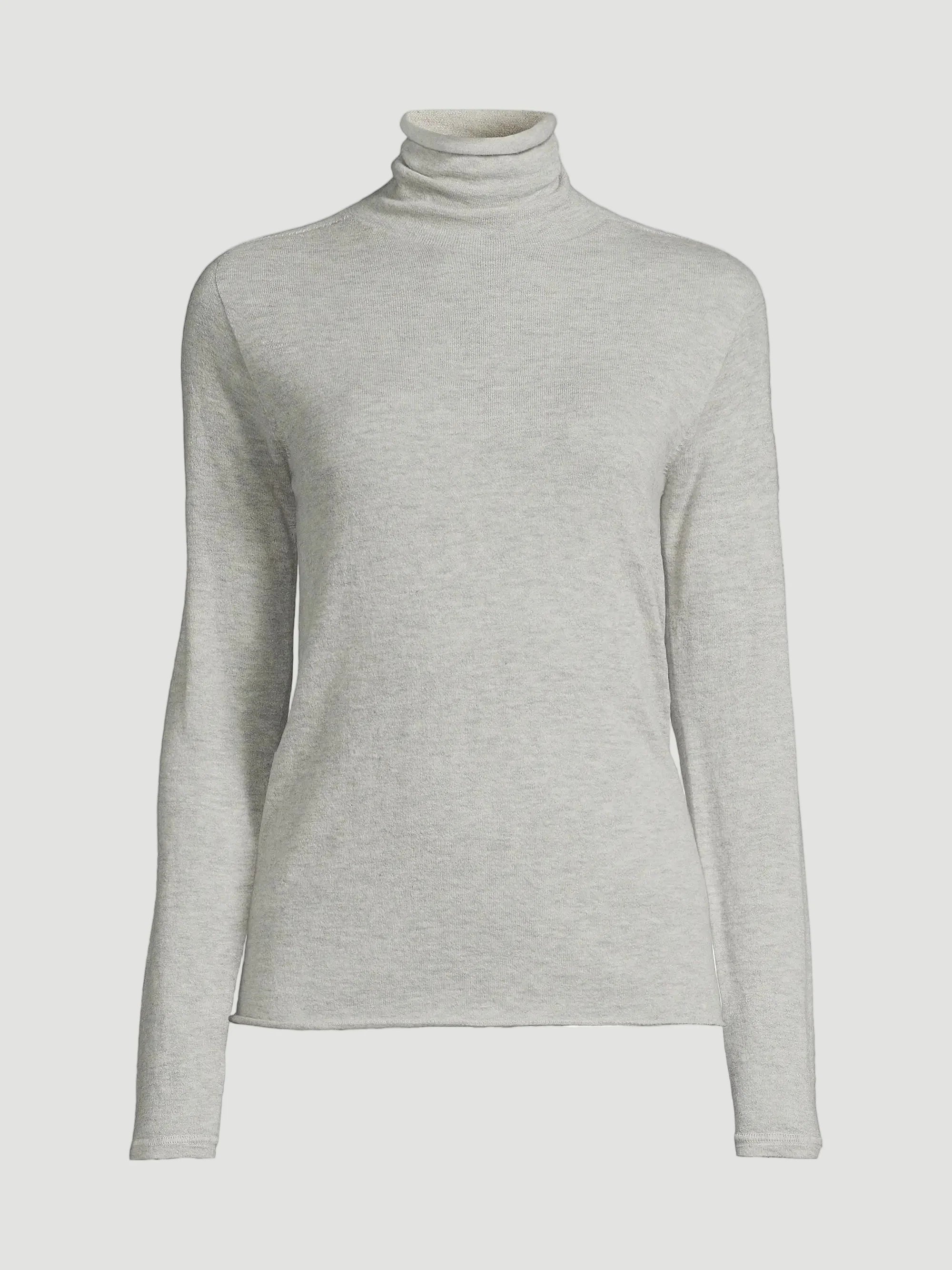 100% Machine Washable Cashmere Long Sleeve Turtleneck - TURTLENECK L/S - Majestic Filatures North America