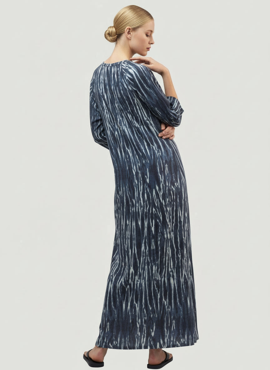 Linen Space Dye Maxi Dress - DRESS - Majestic Filatures North America