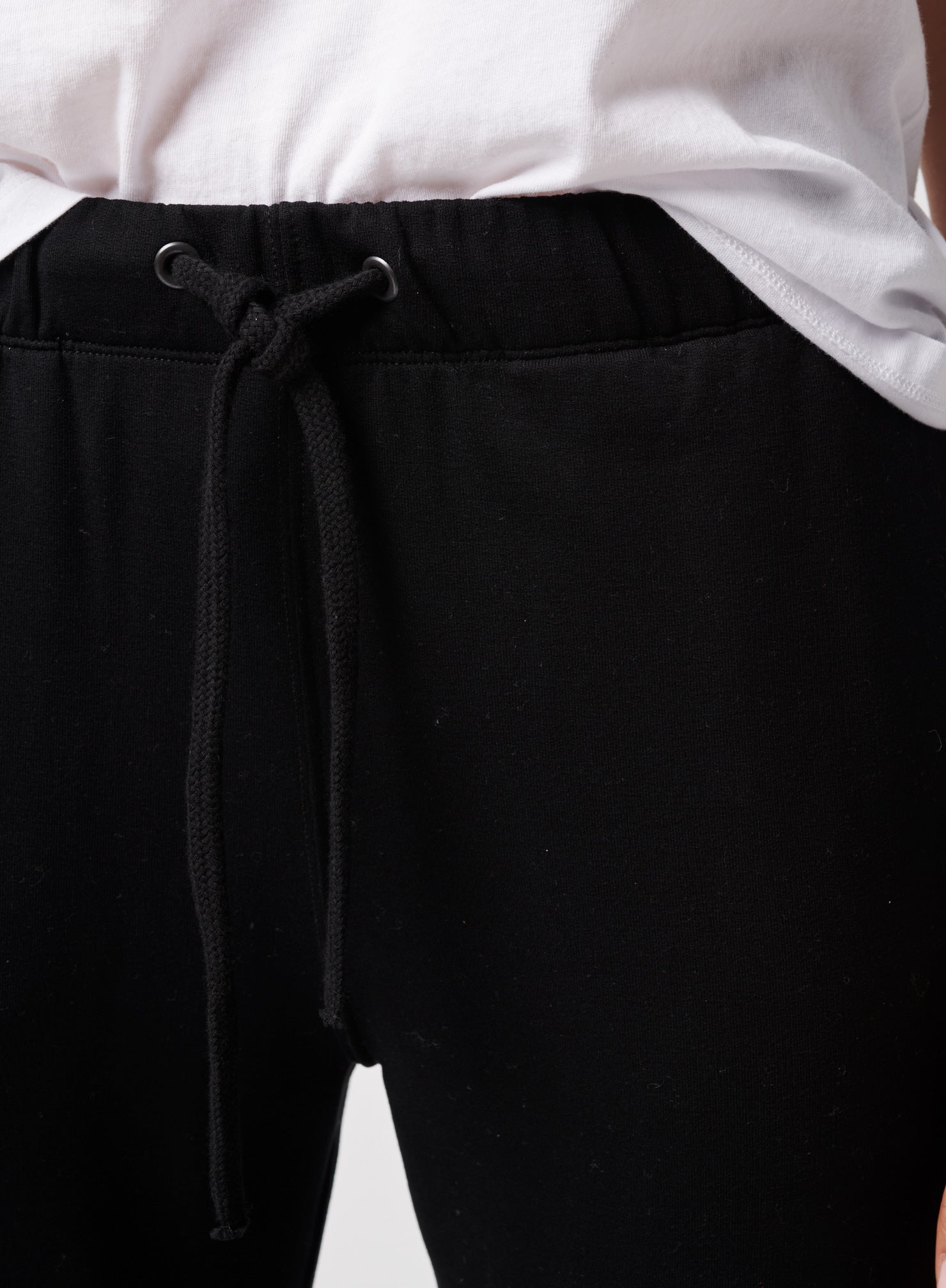 French Terry Drawstring Pant With Cuff - BOTTOMS - Majestic Filatures North America