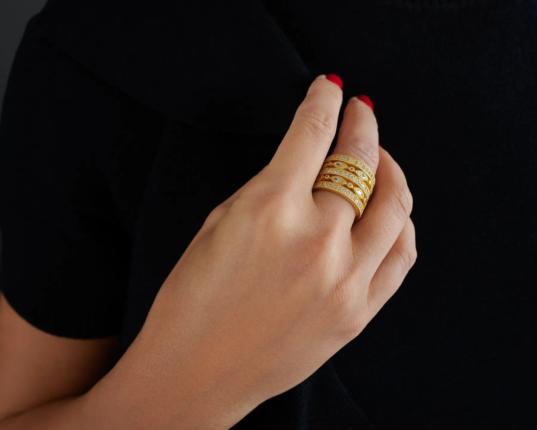 Signature Classic Marquise Eternity 5-Stack SIGNATURE RING