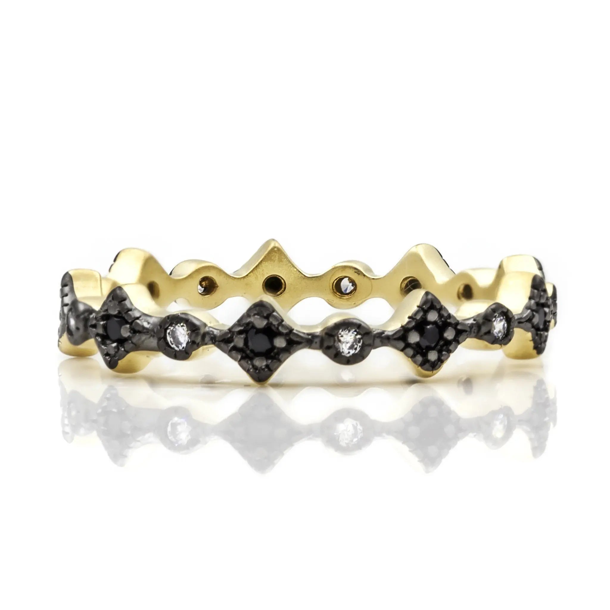 Thin Harlequin Ring - FREIDA ROTHMAN
