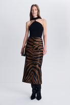 Tobiana Midi Skirt Zebra