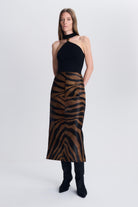 Tobiana Midi Skirt Zebra