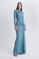 Eleanora L/S Gown Storm