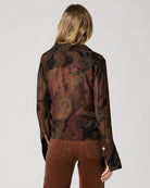 Rosalinda Blouse Black Multi