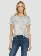Deluxe Cotton Watercolor Novelty Semi Relaxed Crewneck T-Shirt - CREW S/S - Majestic Filatures North America