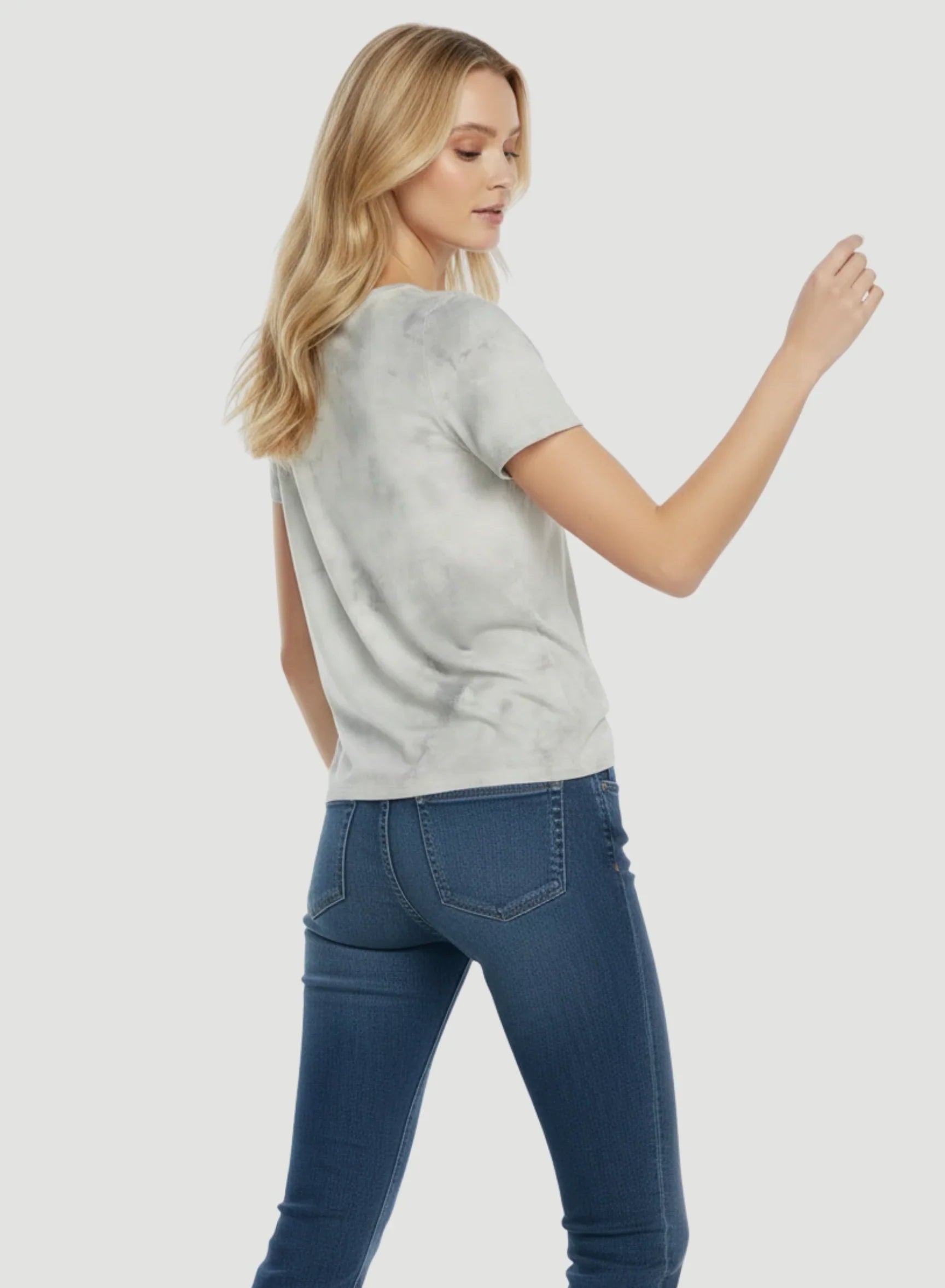 Deluxe Cotton Watercolor Novelty Semi Relaxed Crewneck T-Shirt - CREW S/S - Majestic Filatures North America