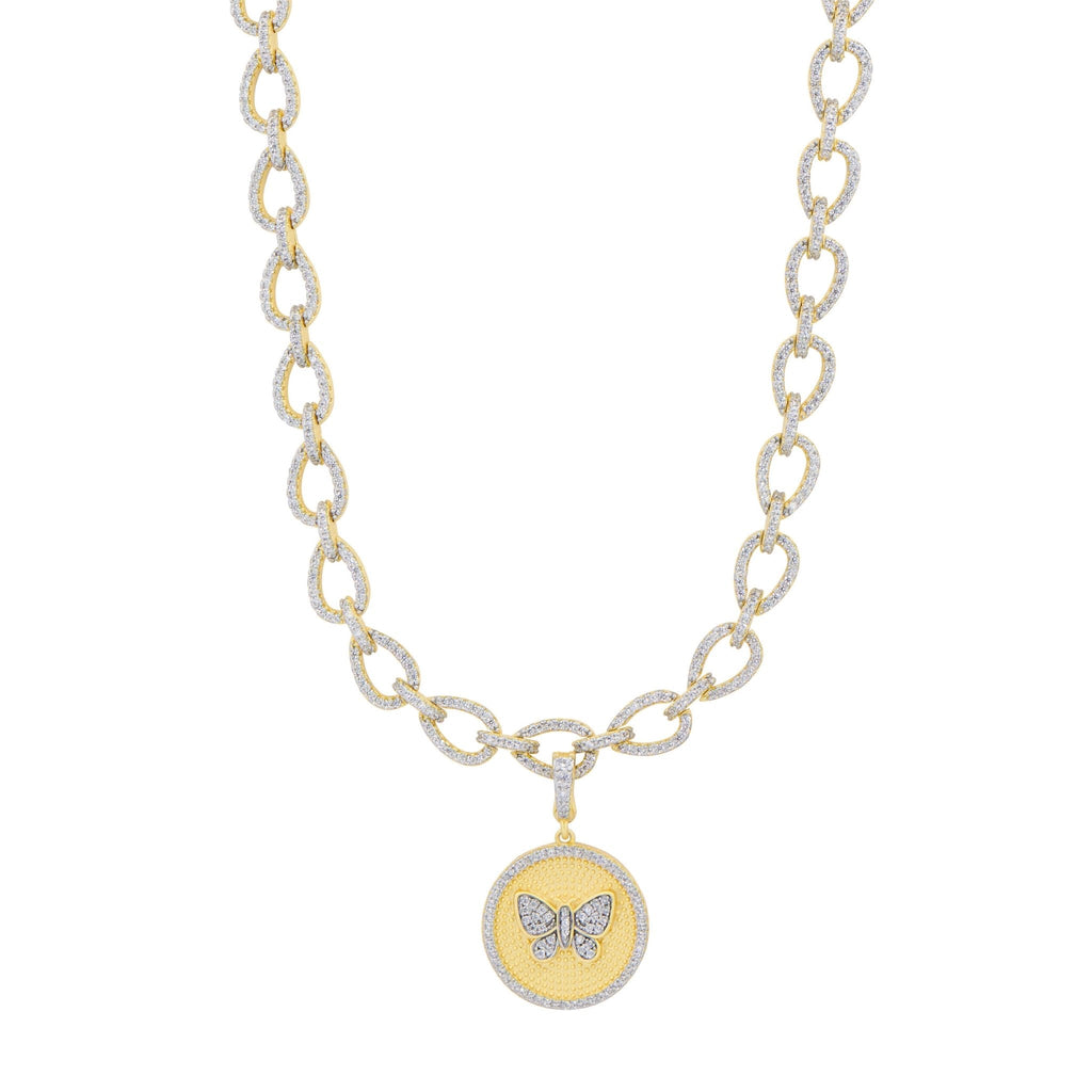 Streets in Bloom Dewdrop Chain Link Necklace - FREIDA ROTHMAN