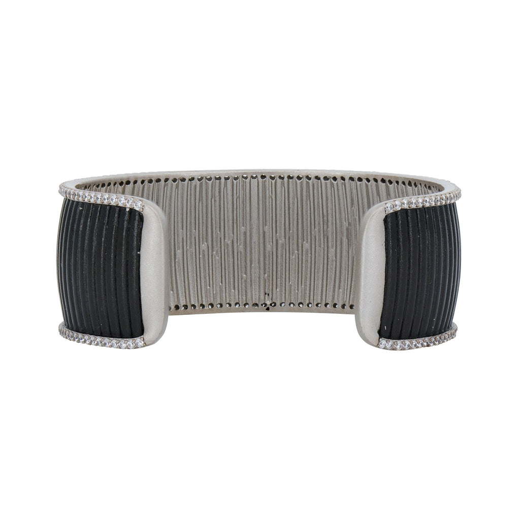 Industrial Finish Ribbed Metro Cuff - FREIDA ROTHMAN