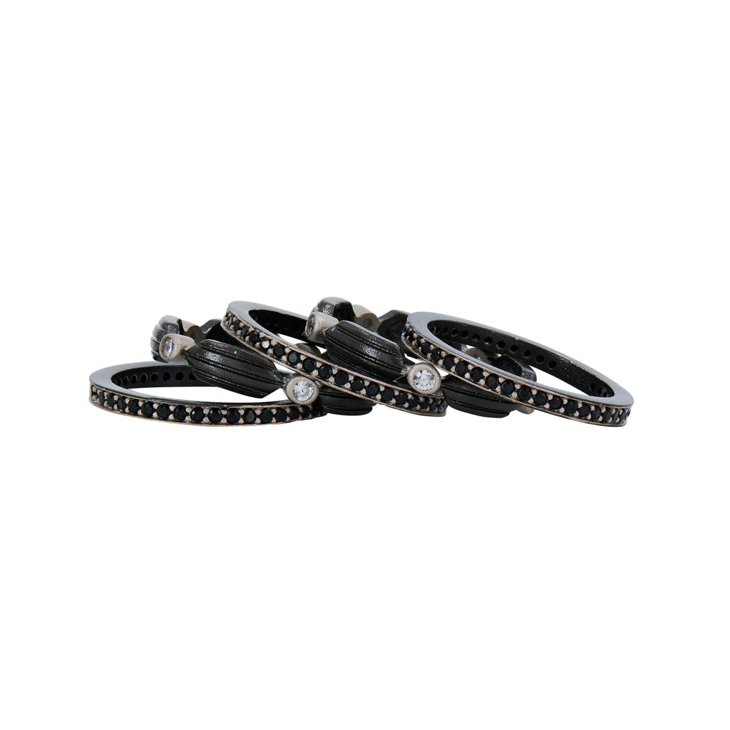 Industrial Finish Honeycomb 5 - Stack Ring - FREIDA ROTHMAN