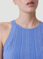 Stretch Organic Cotton Metallic Tank - CARDIGAN - Majestic Filatures North America