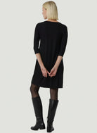 Soft Touch 3/4 Sleeve Boatneck Dress - TANK - Majestic Filatures North America