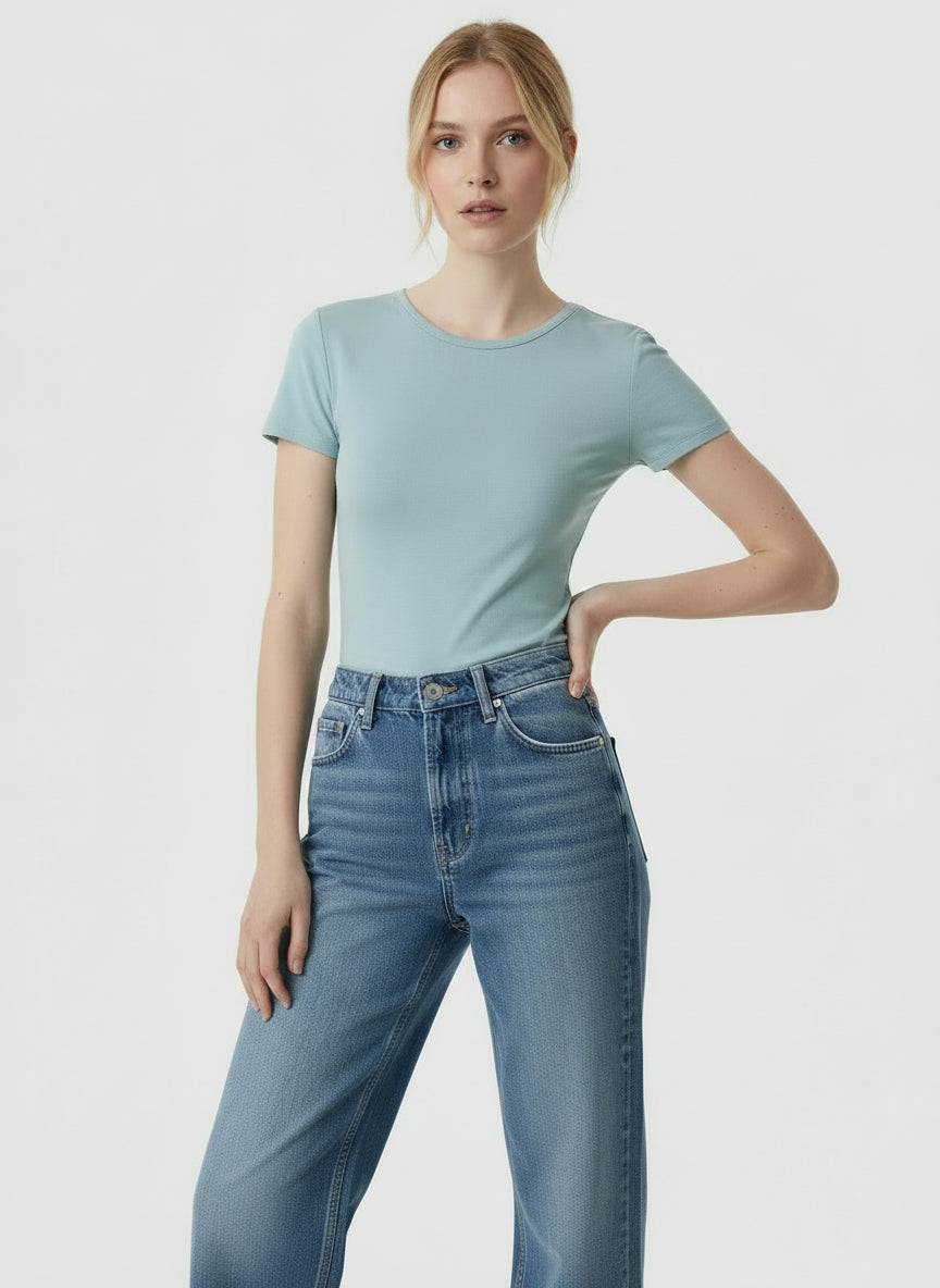 Soft Touch Short Sleeve Crewneck T-Shirt - CREW S/S - Majestic Filatures North America