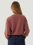 Cashmere Long Sleeve Pullover V-Neck - CARDIGAN - Majestic Filatures North America