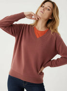 Cashmere Long Sleeve Pullover V-Neck - CARDIGAN - Majestic Filatures North America