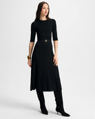 Veronica Beard Elthea Belted Midi Dress