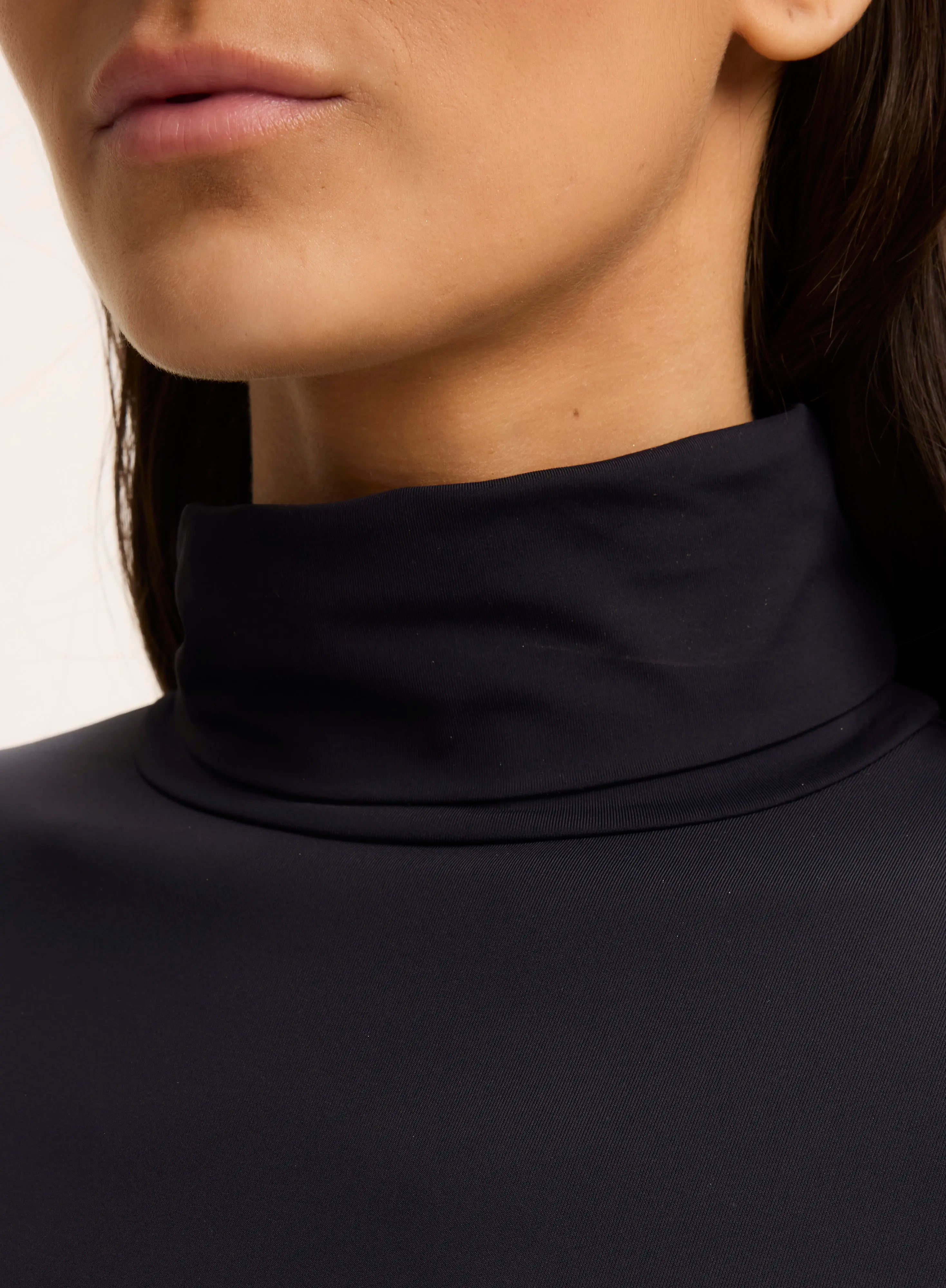 Ultra Sculpting Jersey Long Sleeve Turtleneck - TURTLENECK L/S - Majestic Filatures North America