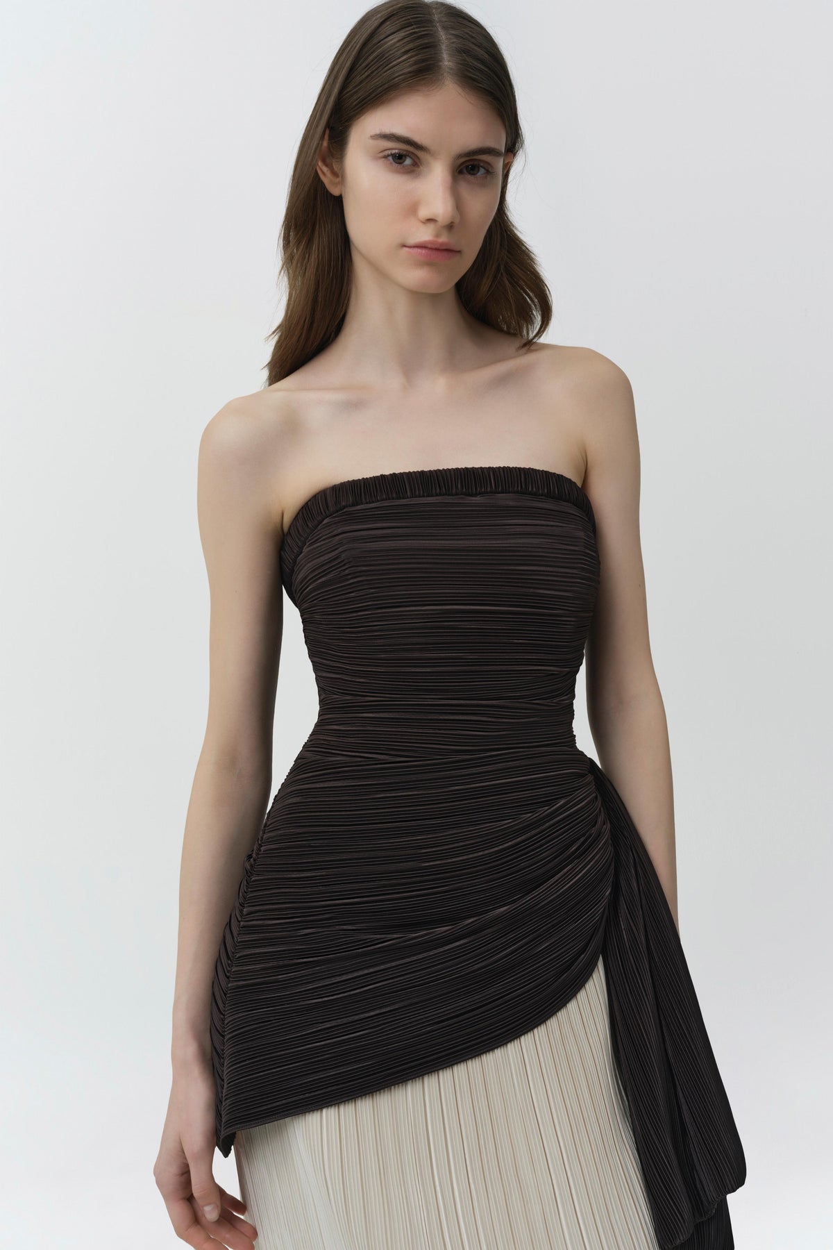 Laia Bustier Maxi Dress Black Multi