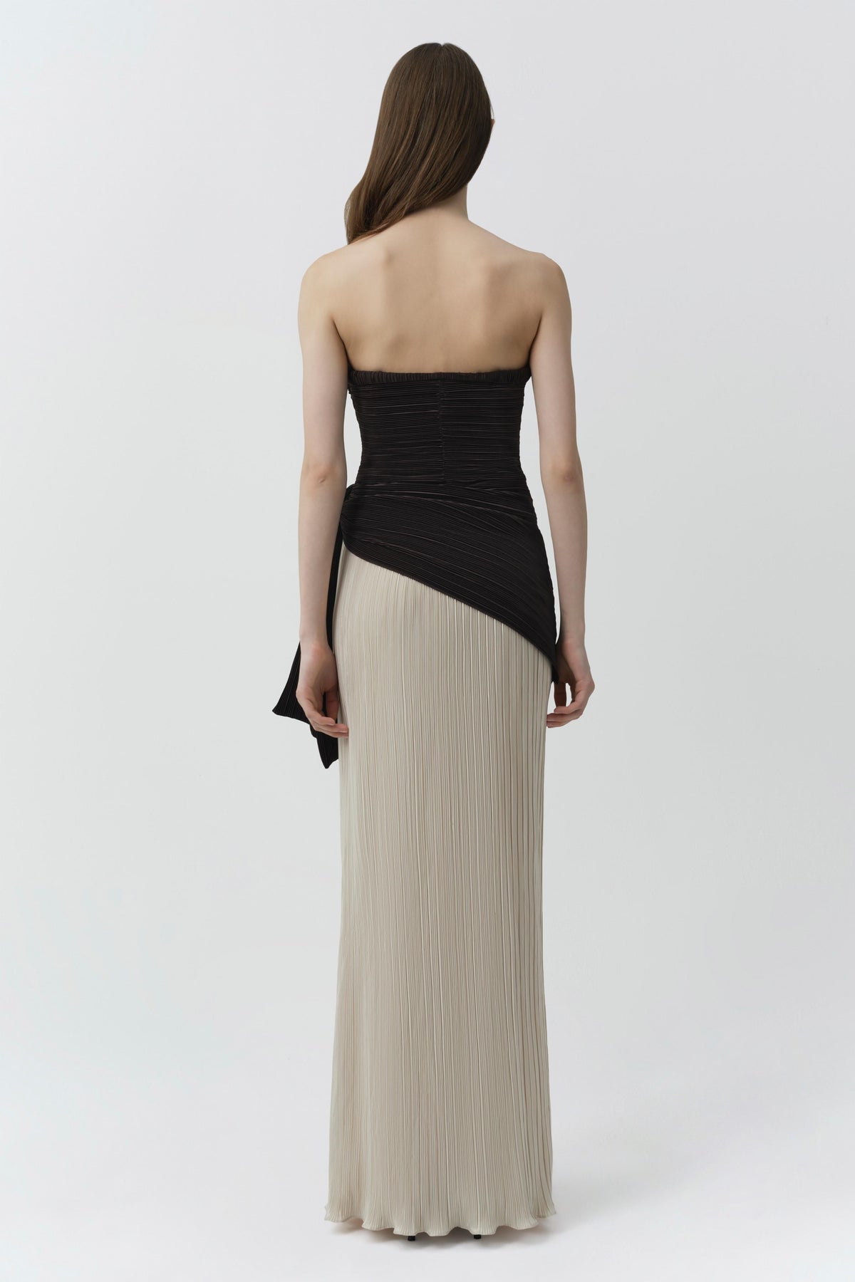 Laia Bustier Maxi Dress Black Multi