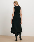 Veronica Beard Freja Brooch Midi Dress