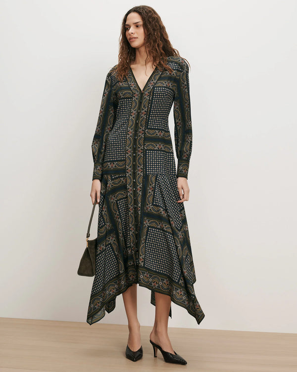 SKYE DRESS HERITAGE NAVY MULTI