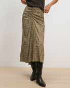 Veronica Beard Limani Floral Midi Skirt