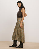 Veronica Beard Limani Floral Midi Skirt
