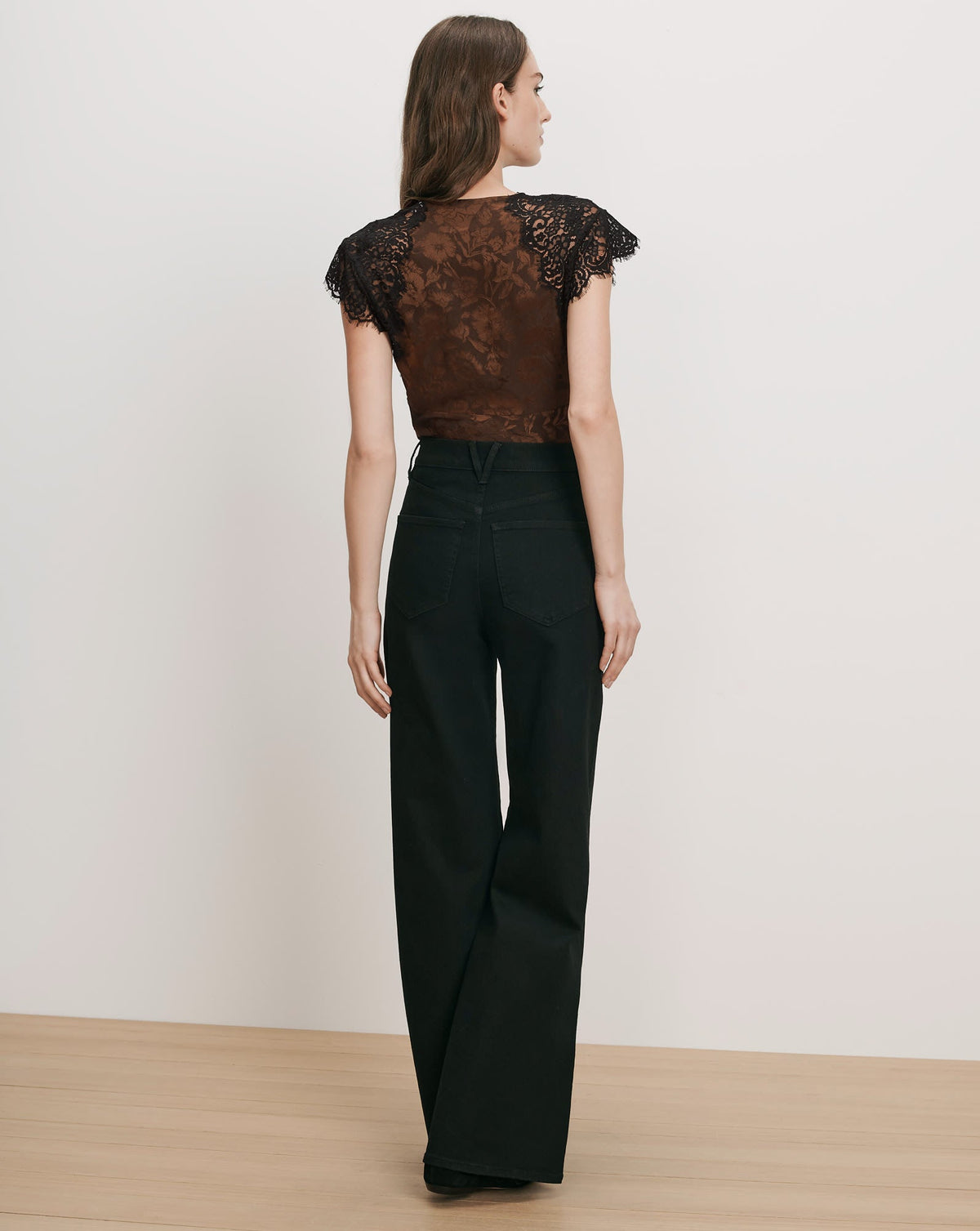 Veronica Beard Pascaline Lace-Trimmed Top