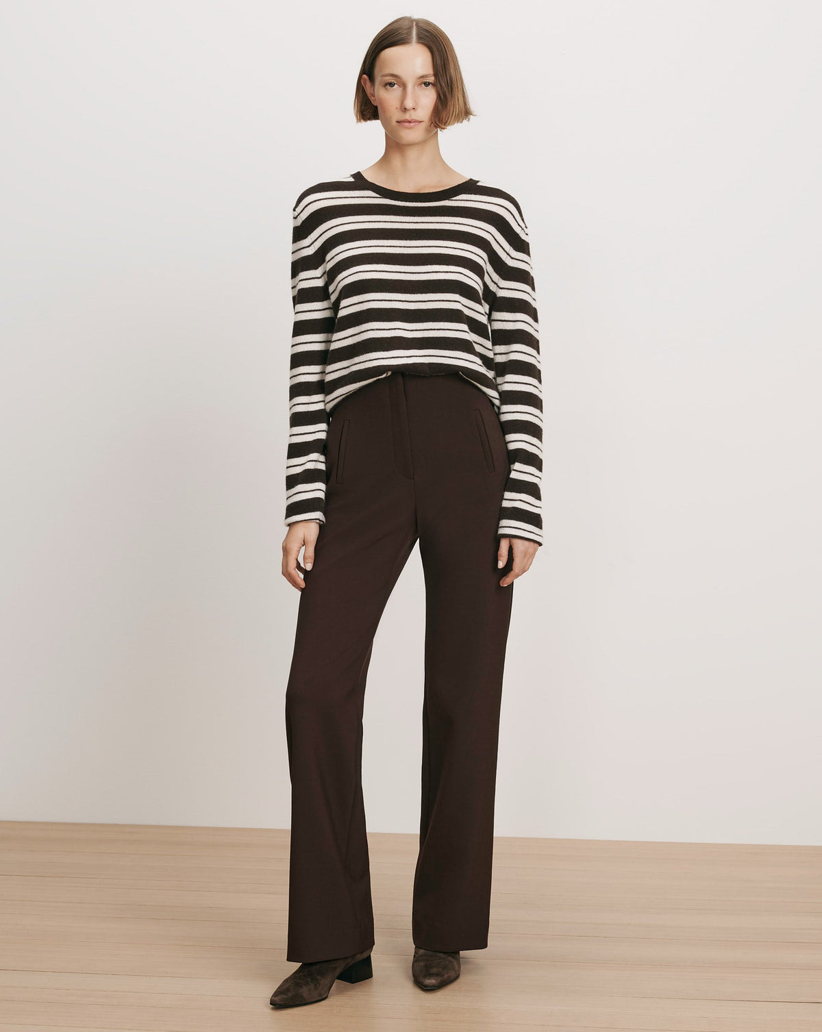 Veronica Beard Carys Straight-Leg Pant