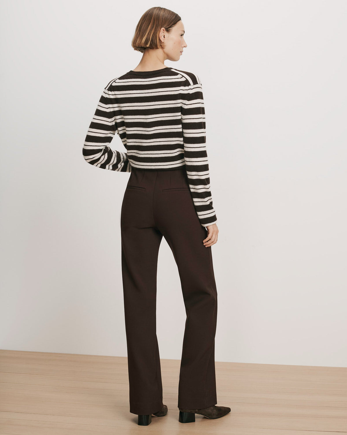 Veronica Beard Carys Straight-Leg Pant