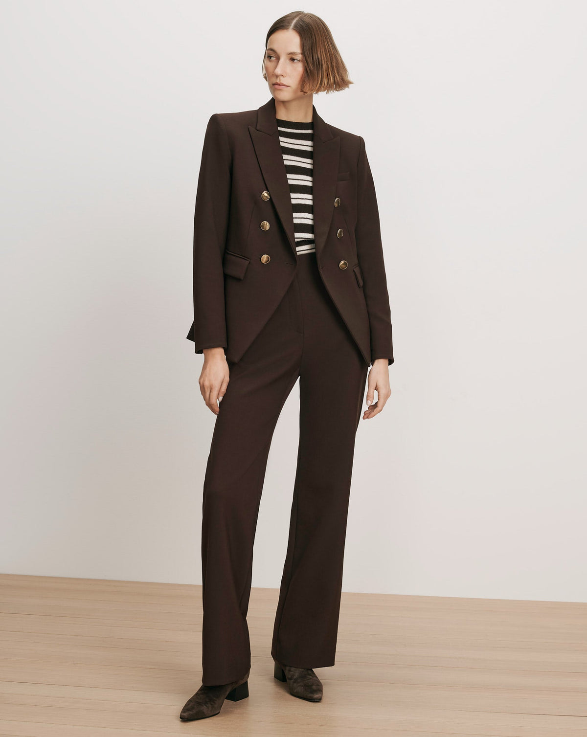 Veronica Beard Carys Straight-Leg Pant