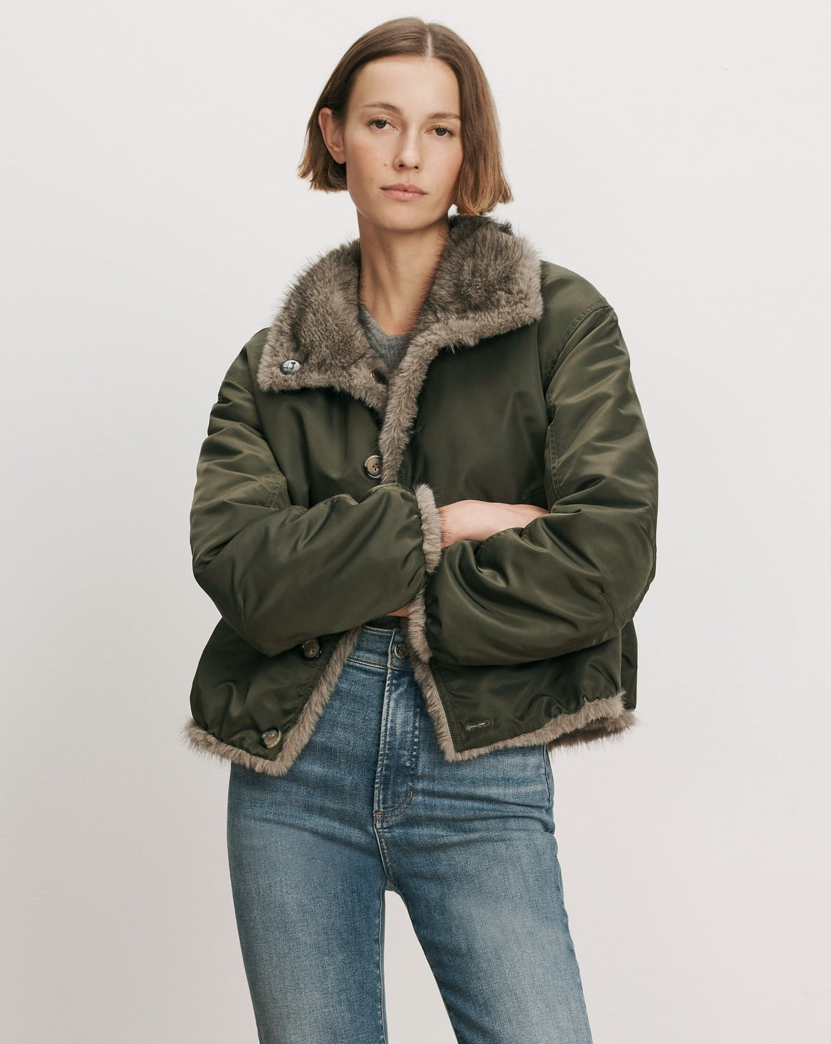 Veronica Beard Varell Reversible Jacket