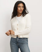Veronica Beard Solene Brushed Cashmere Cardigan