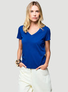 Cotton 'Silk Touch' Short Sleeve Semi-Relaxed V-Neck T-Shirt - V NECK S/S - Majestic Filatures North America