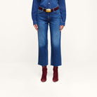 L'Agence Wanda Cropped Wide-Leg Jean