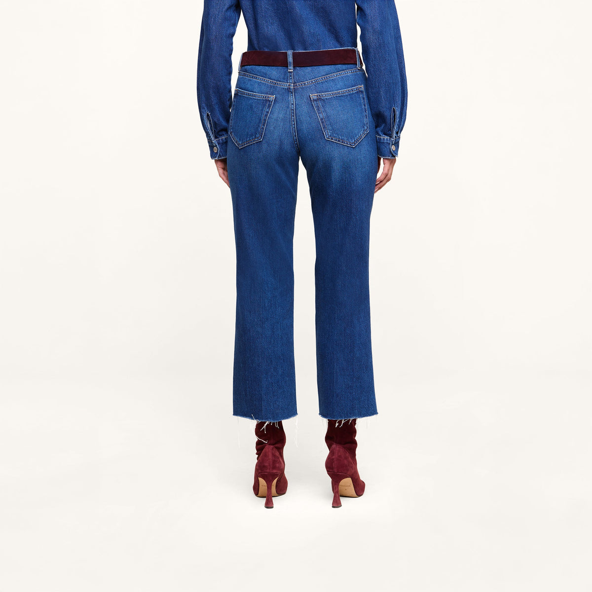 L'Agence Wanda Cropped Wide-Leg Jean