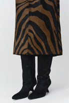 Tobiana Midi Skirt Zebra