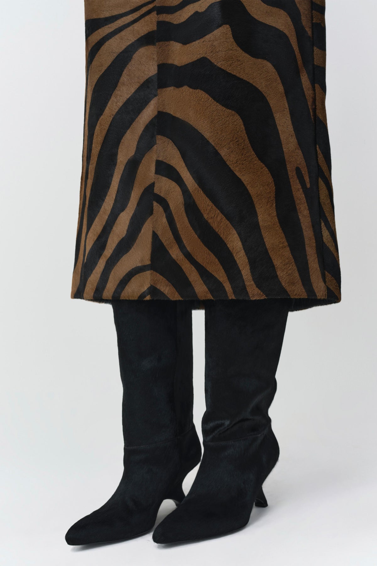 Tobiana Midi Skirt Zebra