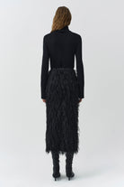 Jade Midi Skirt Black